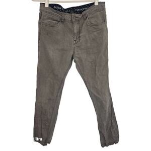 Prana Jeans Mens 34X32 Brown Denim Jeans Mens Straight Leg Jeans Men Casual